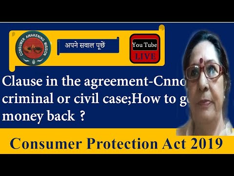 Clause in agreement signed by both parties -cannot file any civi/ criminal case: how to get money