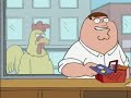 Family Guy The First Fight Between Peter And The Giant Chicken