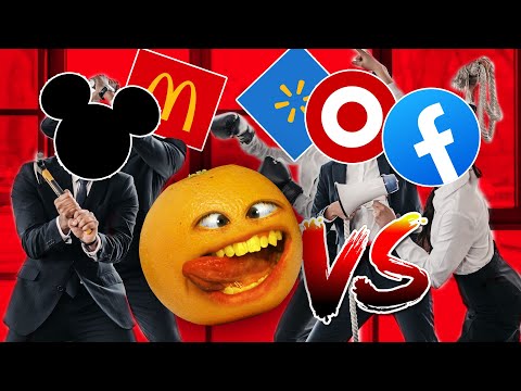 惱人的橙子與大公司的超級剪輯! (Annoying Orange vs. Large Corporations Supercut!)