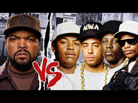 ICE CUBE vs N.W.A: How Ice Cube DESTROYED N.W.A with "NO VASELINE"