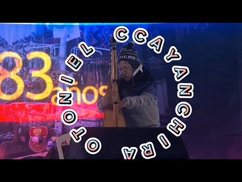 OTONIEL CCAYANCHIRA PRESENTE EN LA SERENATA A HUAMANGA POR SUS 483 ANIVERSARIO