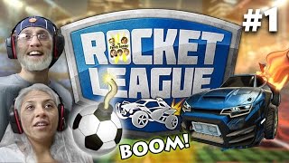 Let's Play Rocket League FOREVER!  FGTEEV MOM vs. DAD Gameplay (#1 Match) BEST GAME EVER!