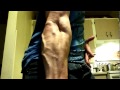 BODYBUILDING FLEXING MUSCLES BICEPS TRICEPS FOREARMS ONLY!! CLOSE UP!!!!!!