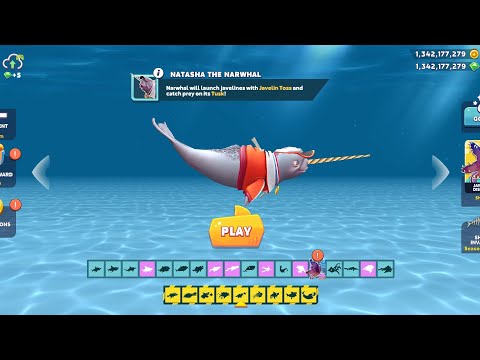 Natasha The Narwhal In Hungry Shark Evolution ।। VikramTimeToPlay