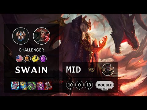 Swain Mid vs Kled - NA Challenger Patch 11.22