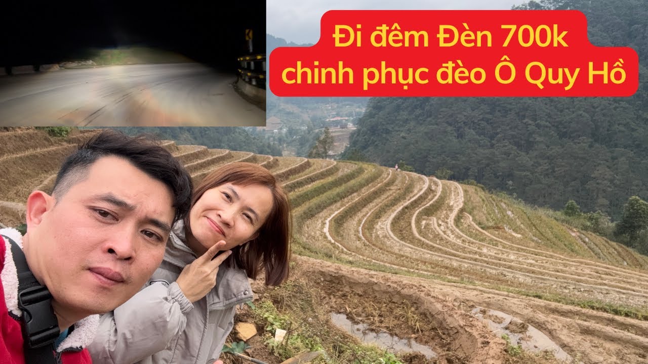 VF5 mountain road trip: Nghia Lo - Sapa - Hanoi, conquering O Quy Ho Pass at night with a 700k he...