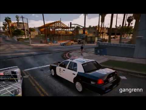 GTA5 LSPDFR - LAPD night patrol: "shots fired on an officer"- Episode 3