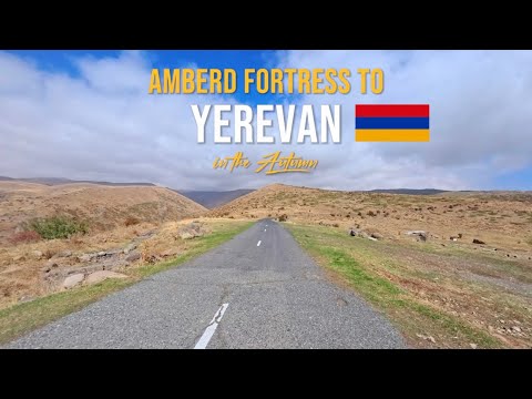 Driving in Armenia 🇦🇲 from Amberd Fortress to Yerevan | Scenic Autumn Mountain Road Trip 2025
