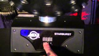 Video thumbnail for ADJ Starburst - Non-DMX Operation & Menu Help by briansredd