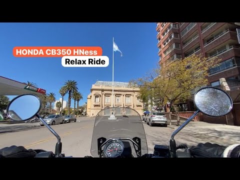 HONDA CB350 HNess - Relax Ride - Parque de Mayo. Avenida Alem - Bahia Blanca