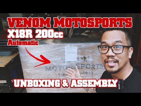 Venom X18R 200cc Automatic Unboxing & Assembly #X18R #200cc #VenomMotorsports #smallenginevelocity