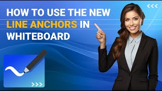 How to Use the NEW Line Anchors in Microsoft Whiteboard!