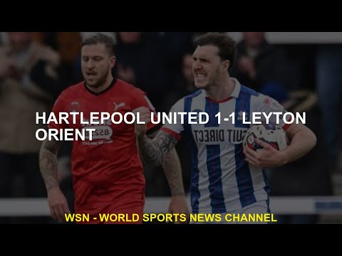 Hartlepool United 1-1 Leyton Orient