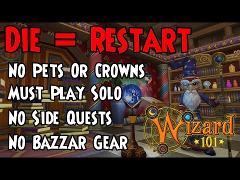 How I Beat The Hardest Wizard101 Challenge Ever (Wizard101 Nuzlocke)