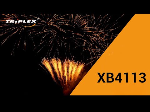 FAJERWERKI XB4113 70S 1.2'' CAKE V F4 TRIPLEX FIREWORKS