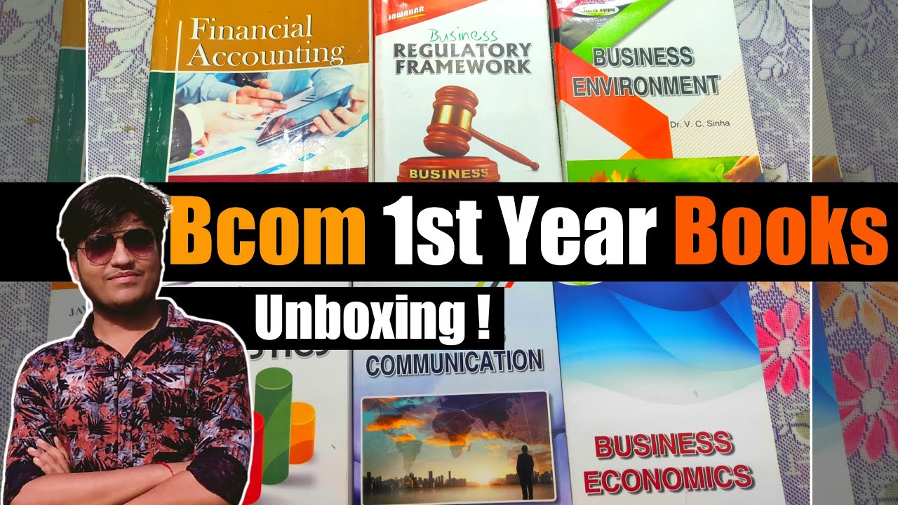 Watch video Bcom 1st Year Books Unboxing | Rishabh Singhal Now Bcom 1st Year Books Unboxing | Rishabh Singhal