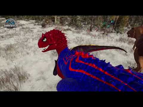 BATMAN T-REX vs SUPERMAN TREX DEATH RUN EVOLUTION of DINOSAUR | Strongest Dinosaur Jurassic World 2