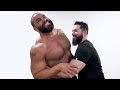 WWE SUPERSTAR RUSEV Gets EXTREME MUSCLE Therapy