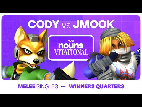 Nounsvitational 2024: Cody Schwab (Fox) vs Jmook (Sheik) | SSBM Melee Winners Quarters