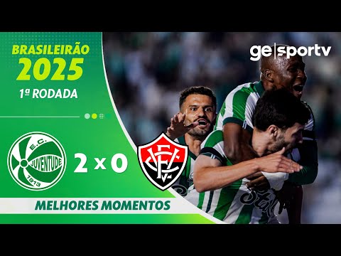 Gols e lances de Juventude-RS x Vitória