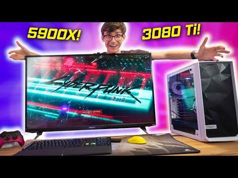 The ULTIMATE RTX 3080 Ti PC Gaming Setup 2021! 😲 Ryzen 5900X,  PC Build w/ Benchmarks! #AD