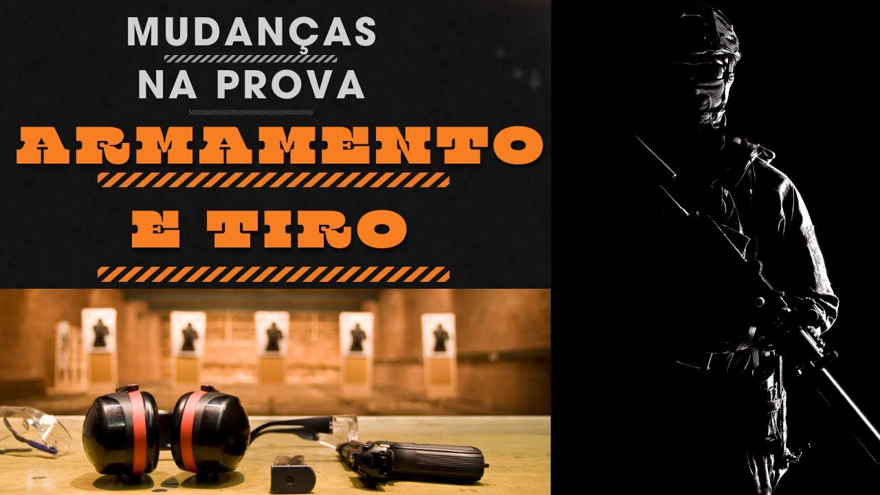 Mudanças Na Prova de Tiro   Segurança Privada