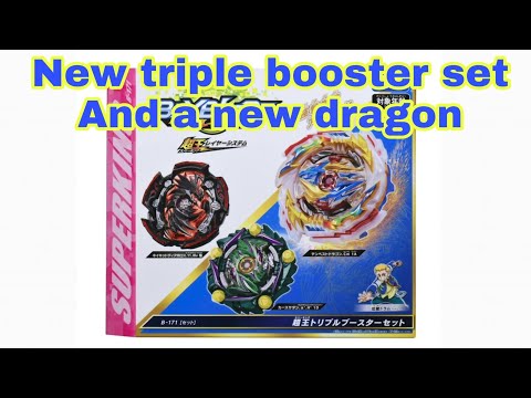 New triple booster set + New Dragon | Beyblade burst sparking