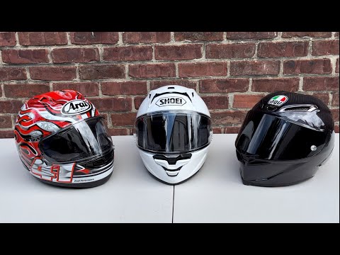 Best Motorcycle Helmet of 2023? - AGV Pista GP RR vs Arai Corsair-X vs Shoei X-Fifteen