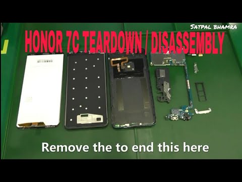 Honor 7C Teardown , Display , Touch , Fingerprint , Camera ( HUAWEI HONOR 7C INDIA 2018 )