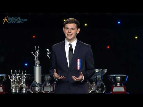 Justin Cooper Original Oratory 2016 - NSDA National Final