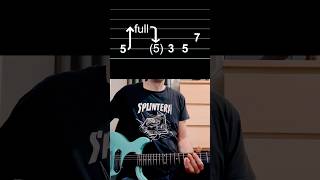 Green Day - Paper Lanterns - Part of Solo ( Full Tutorial on this channel) #guitar #greenday
