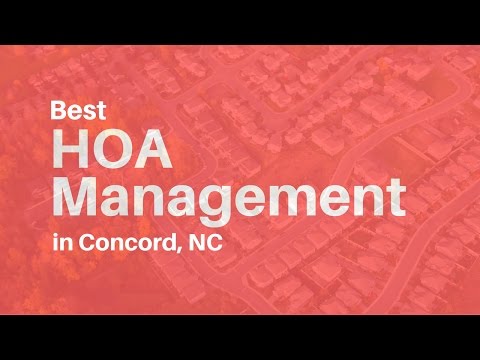 Best HOA Management Company Concord, NC - 704-565-5009