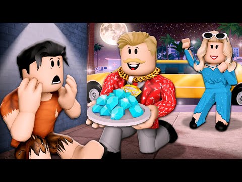 He Was ADOPTED By TRILLIONAIRES! (A Roblox Movie)