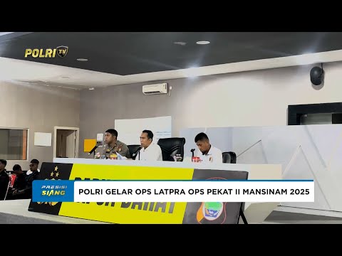 POLDA PAPUA BARAT GELAR LATPRA OPS PEKAT II MANSINAM 2025