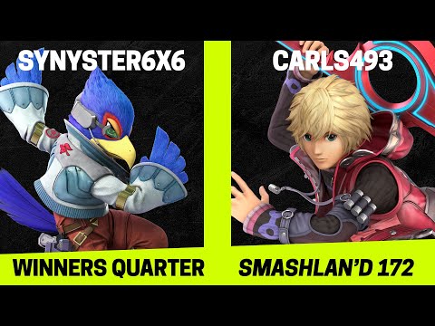 SmashLAN'd 172 Winners Quarter - Synyster6x6 vs Carls493 - SSBU Smash Ultimate Tournament