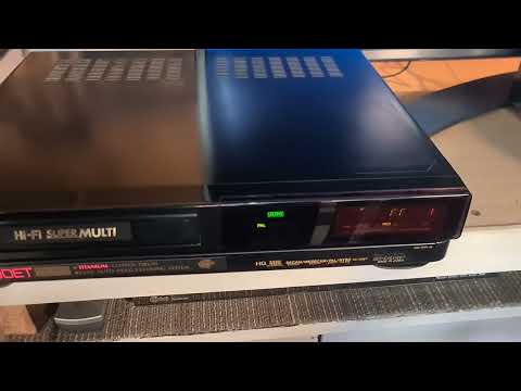 VINTAGE SHARP 6 HEAD/VCR/VHS/TITANIUM/MADE IN JAPAN/FULLY SERVICED image 7
