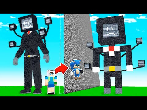 YAPI KAPIŞMALARINDA TELEVİZYON ADAM İLE ARKADAŞIMI TROLLEDİM - 😨 Minecraft
