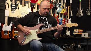 Video thumbnail for Fender Vintera 60 Strat Burgundy Mist Metallic by KAOS MUSIC CENTRE