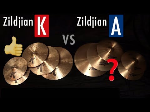 Which Cymbals RECORD Better? [Zildjian A's vs K's]