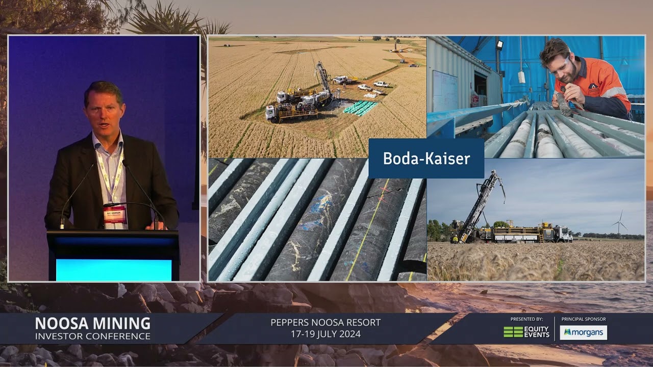 <span>18/7/2024</span><br>Noosa Mining Conference presentation by Nic Earner