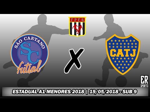Lances do Estadual A1 menores 2018 entre São Caetano Futsal 4x0 Tabuca Juniors - SUB 9 | 19/05/2018