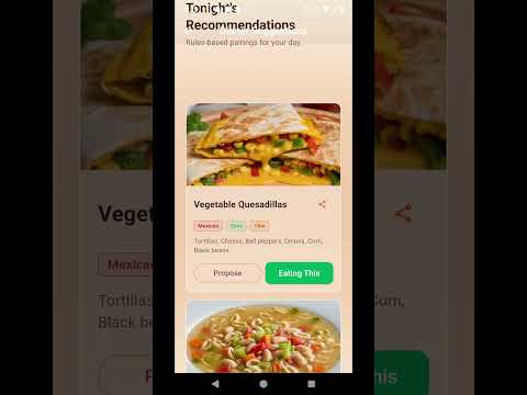 Suggest Dinner: Meal Planner