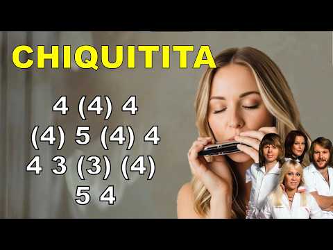 ABBA, CHIQUITITA HARMONICA ( C DIATONIC ), ARMÓNICA C, TABS, BLUES HARP C, GAITA DE BOCA C, MUNDHARM