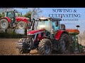 MASSEY FERGUSON 6S.165 & 7715S Sowing and cultivating ! ~ Kavanaghs.