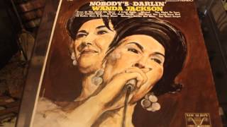 WANDA JACKSON - WASTED - NOBODY'S DARLIN' - VOCALION LP RECORD