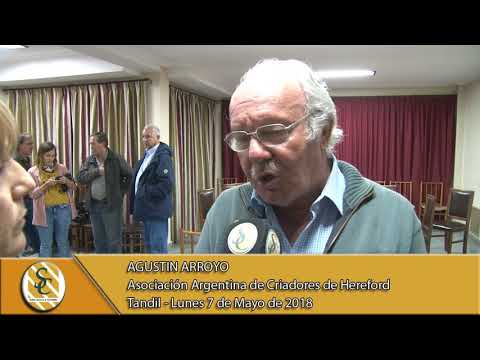 07-05-18 Nota Agustín Arroyo - Presentación Exposición Otoño Hereford y Otras Razas - Tandil.