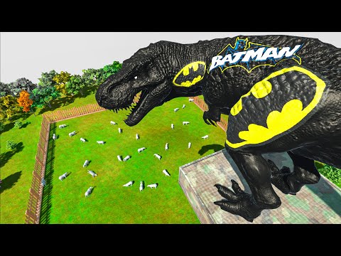 DINOSAURS JUMPS INTO POLAR BEAR WORLD - Animal Revolt Battle Simulator