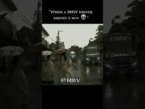 "When a BMW driver drives a ☠️" #phonkagressive #shortsfeed #caredit #shorts #bmw #mbv #bus #drift