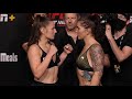 Erin Blanchfield Vs Sarah Alpar Weigh In Face Off UFC Fight Night Smith Vs Spann R WMMA