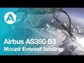 World Record - Mount Everest AS350 B3 landing